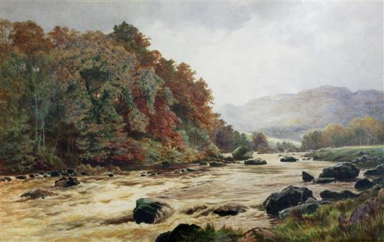 Cyril Ward (1863-1935) A stream that bursts .... 24 x 38in.